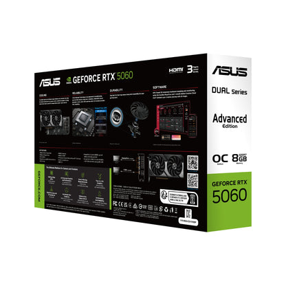 ASUS Dual -RTX5060-O8G-A NVIDIA GeForce RTX 5060 8 GB GDDR7 Hub