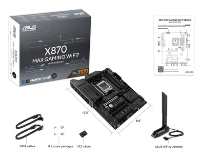 ASUS X870 MAX GAMING WIFI7 AMD X870 Socket AM5 ATX Motherboard