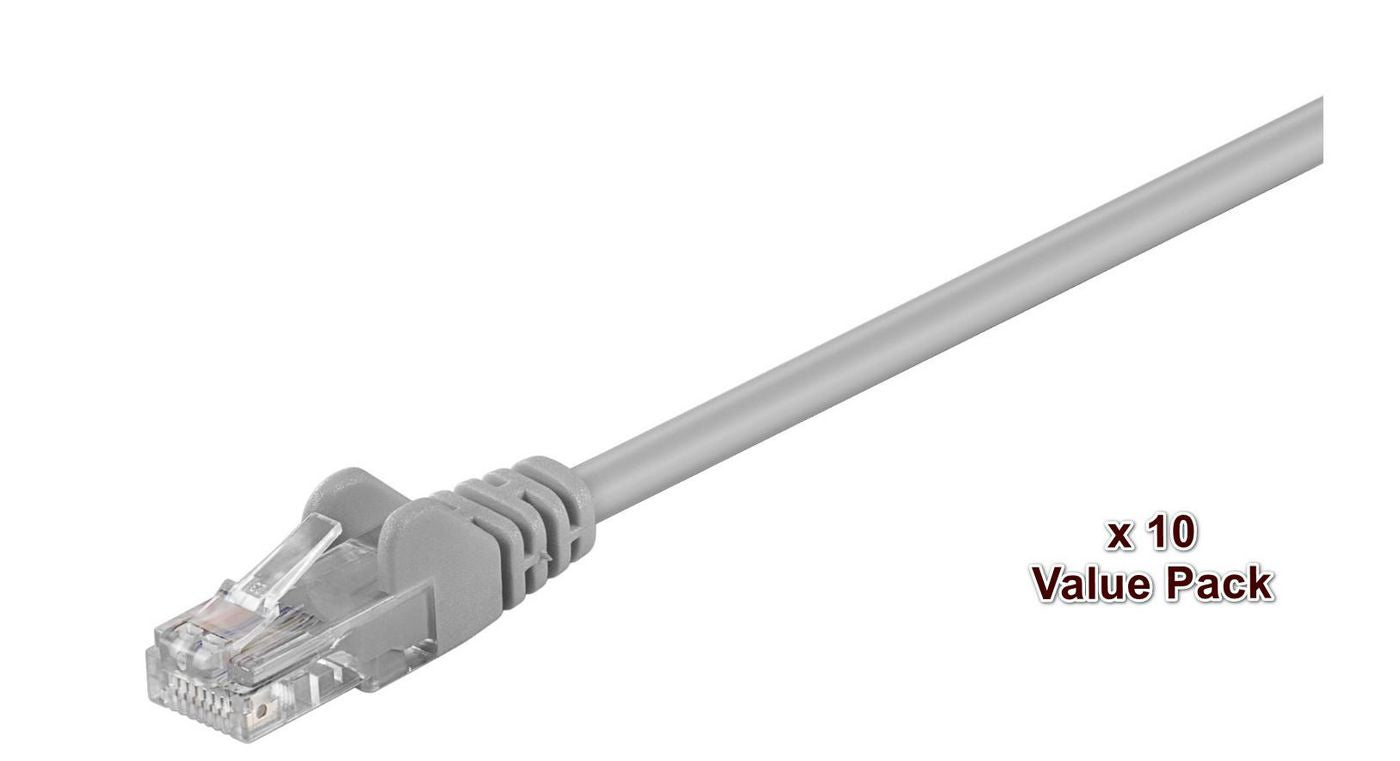 Microconnect V-UTP503VP networking cable Grey 3 m Cat5e U/UTP (UTP)