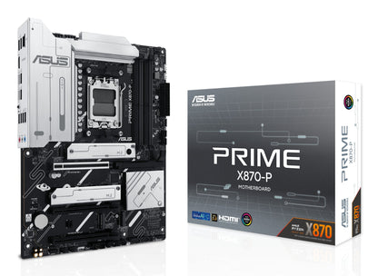 ASUS PRIME X870-P AMD X870 Socket AM5 ATX Motherboard