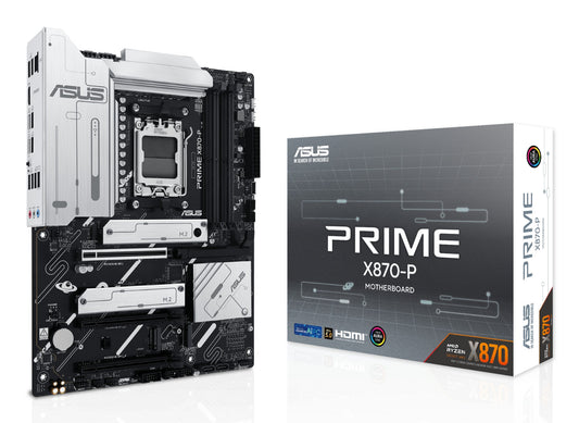 ASUS PRIME X870-P AMD X870 Socket AM5 ATX Motherboard