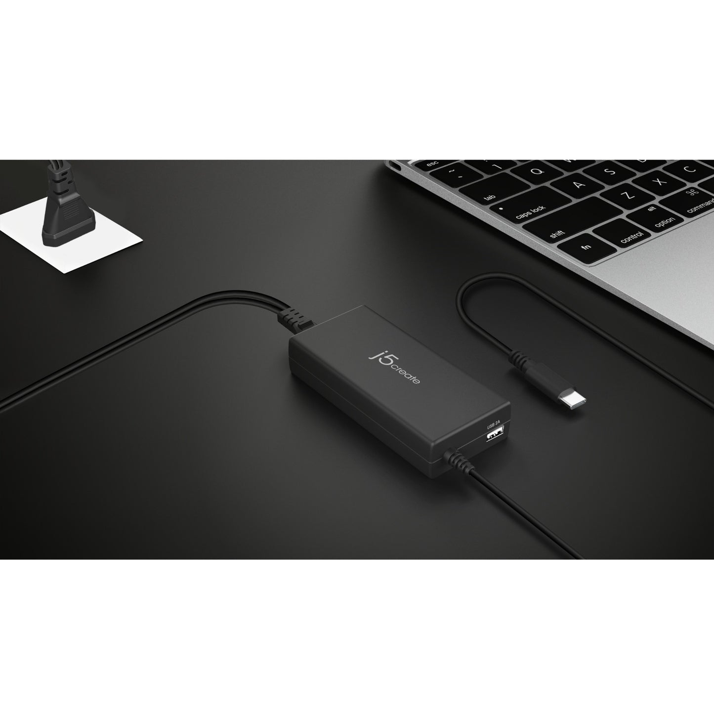 j5create JUP2290C-EN 100W PD USB-C® Super Charger - EU, Black, includes 1.2 m cable