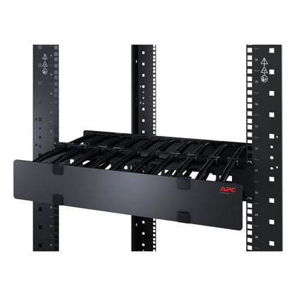 APC NetShelter Cable Management, Horizontal Cable Manager, 1U, Single Side with Rack (AR8602A)
