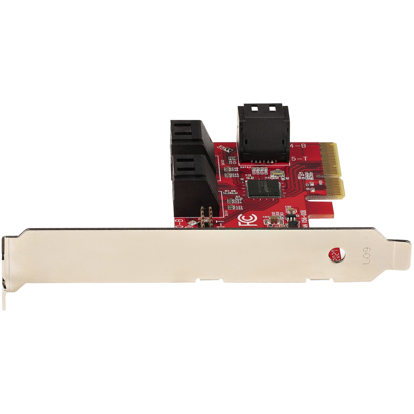 StarTech.com SATA PCIe Card - 6 Port PCIe SATA Expansion Card - 6Gbps - Low/Full Hub