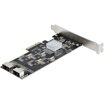StarTech.com 8 Port SATA PCIe Card - PCI Express 6Gbps SATA Expansion Adapter Card Hub