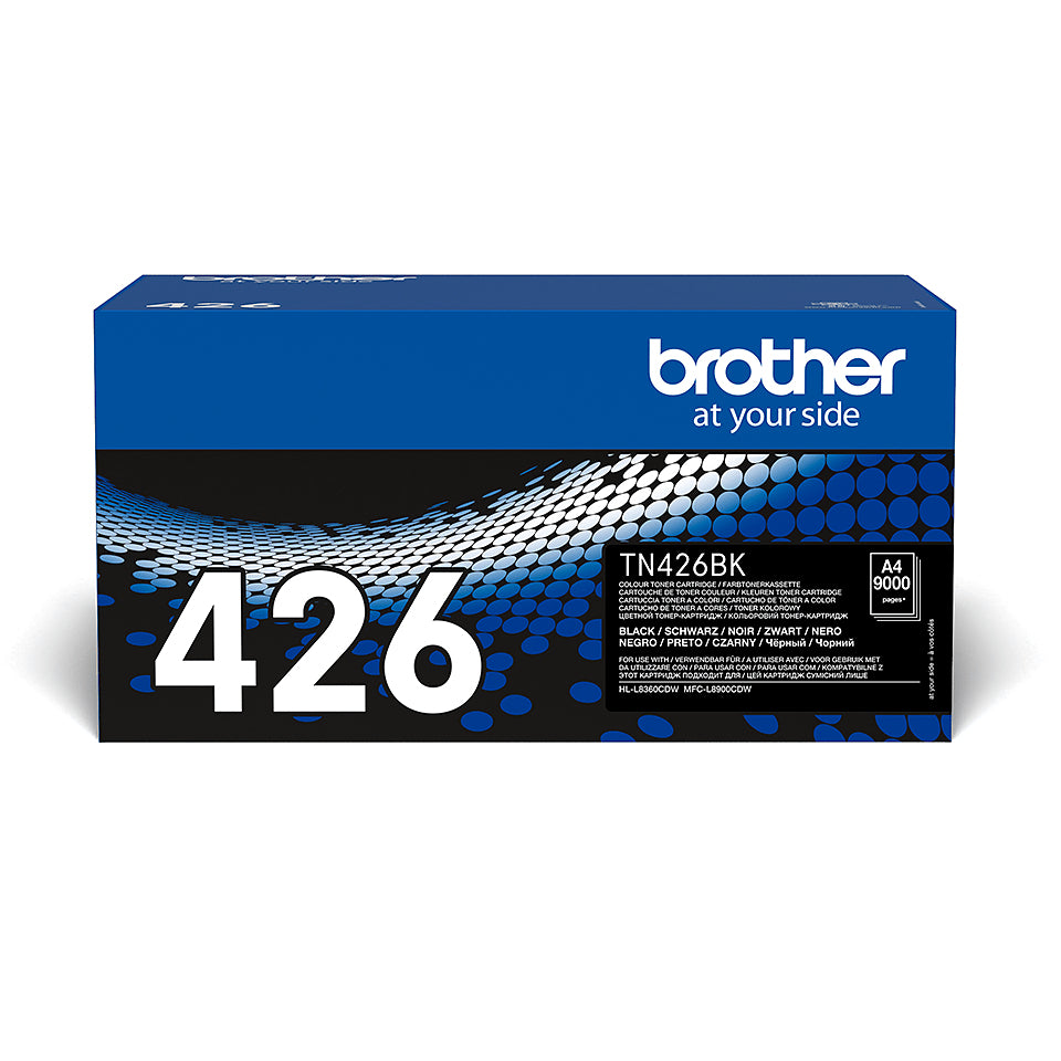Brother TN-426BK Black Toner Cartridge (9K pages, Brother HL-L 8360)