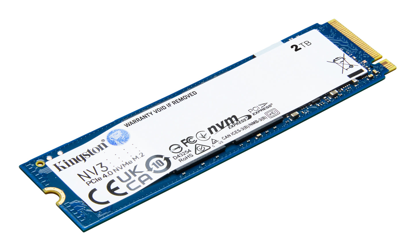 Kingston Technology SNV3S/2000G 2TB M.2 NVMe PCIe Gen4 SSD