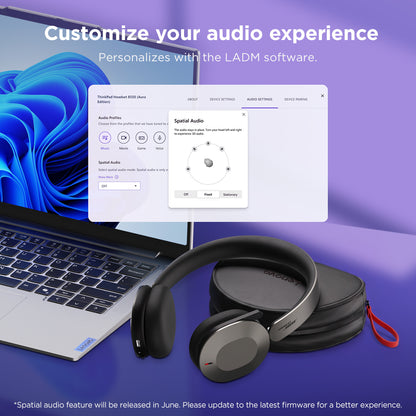 Lenovo 4XD1T60925 headphones/headset Wireless Head-band Office/Call center USB