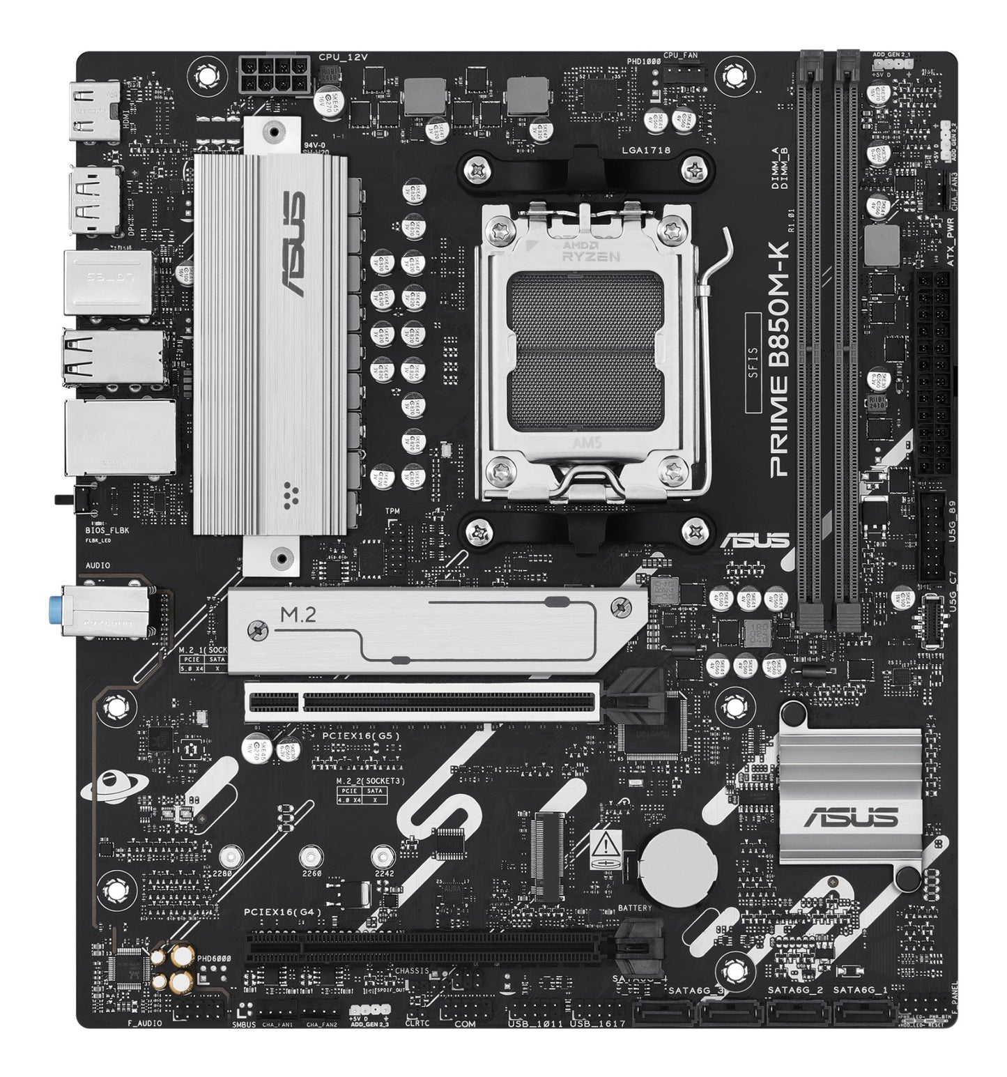 ASUS PRIME B850M-K AMD B850 Socket AM5 micro ATX Motherboard
