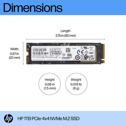 HP AL0M9AA 1TB M.2 NVMe PCIe Gen4 SSD