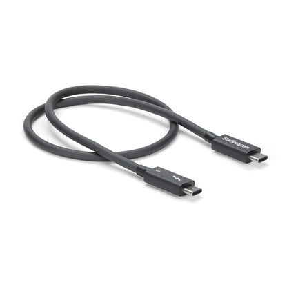 StarTech.com 50cm (1.6ft) Thunderbolt 3 Cable, 40Gbps, 100W PD, 4K/5K, Thunderbolt