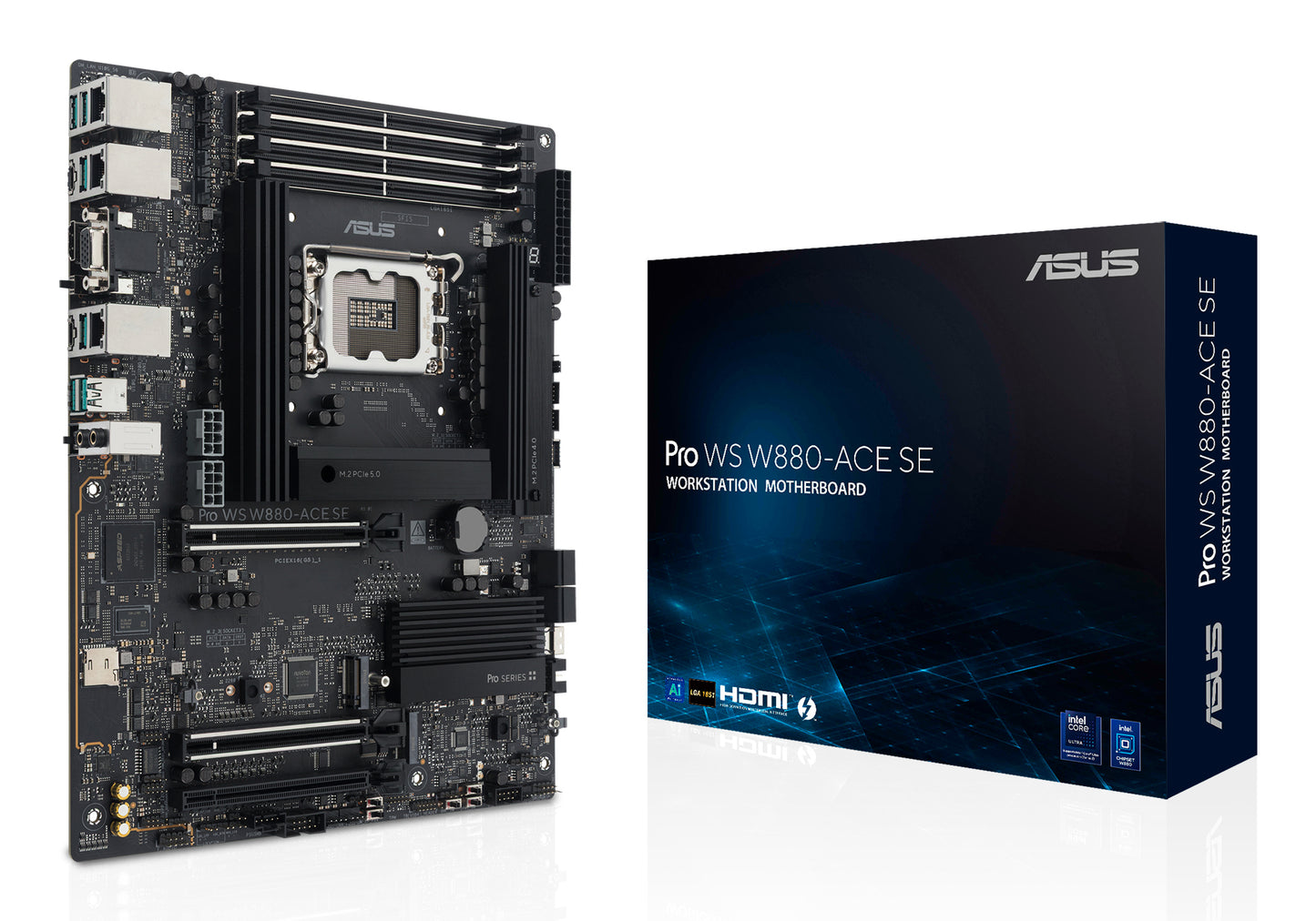 ASUS PRO WS W880-ACE SE Intel W880 LGA 1851 (Socket V1) ATX Motherboard