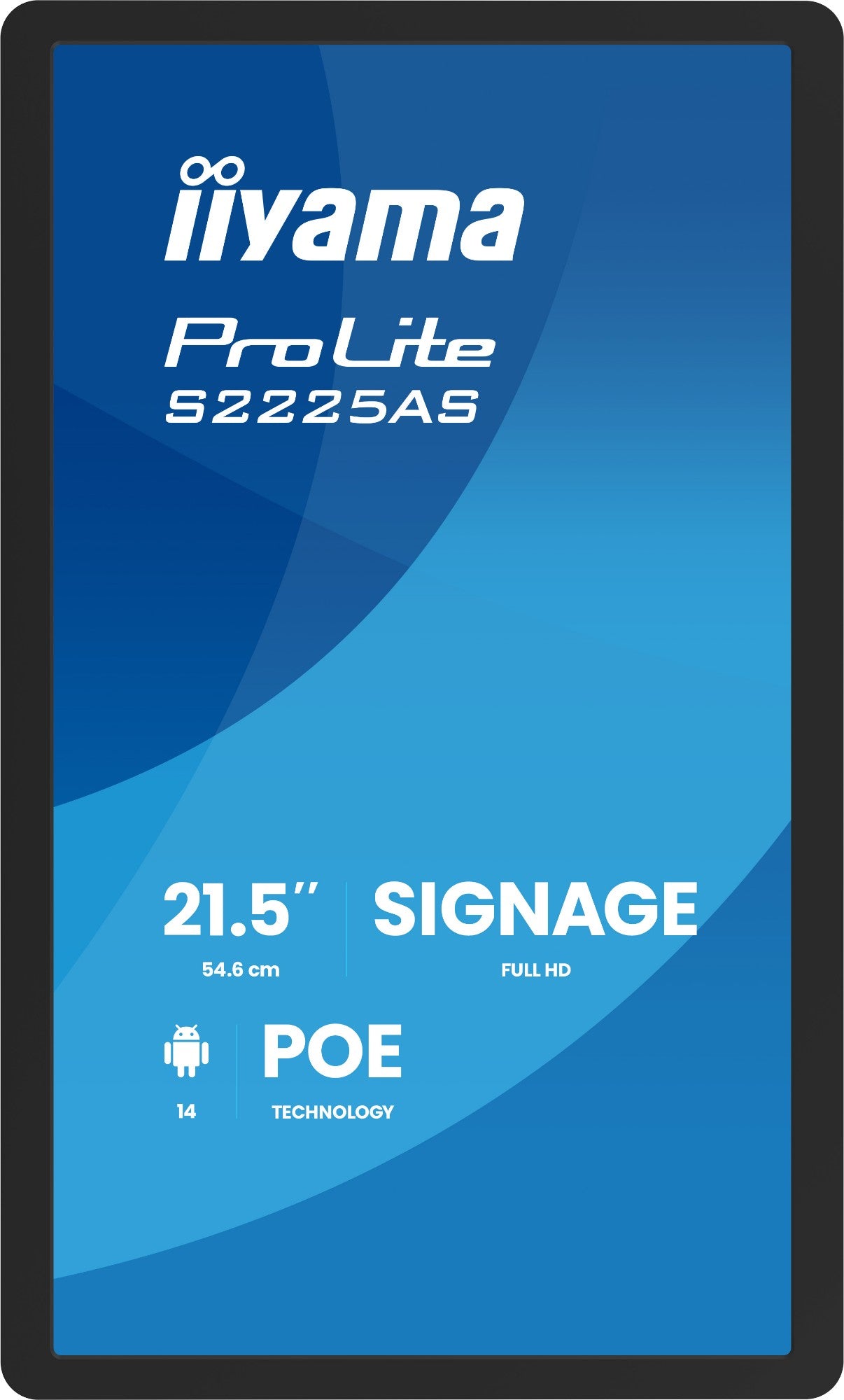 iiyama ProLite S2225AS-B1P Digital signage flat panel 21.5" Full HD IPS Monitor