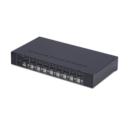 StarTech.com 8-Port DisplayPort KVM Switch with 1U Rack Mount Kit, 4K 60Hz DP 1.2