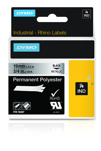 DYMO IND Permanent Polyester Labels