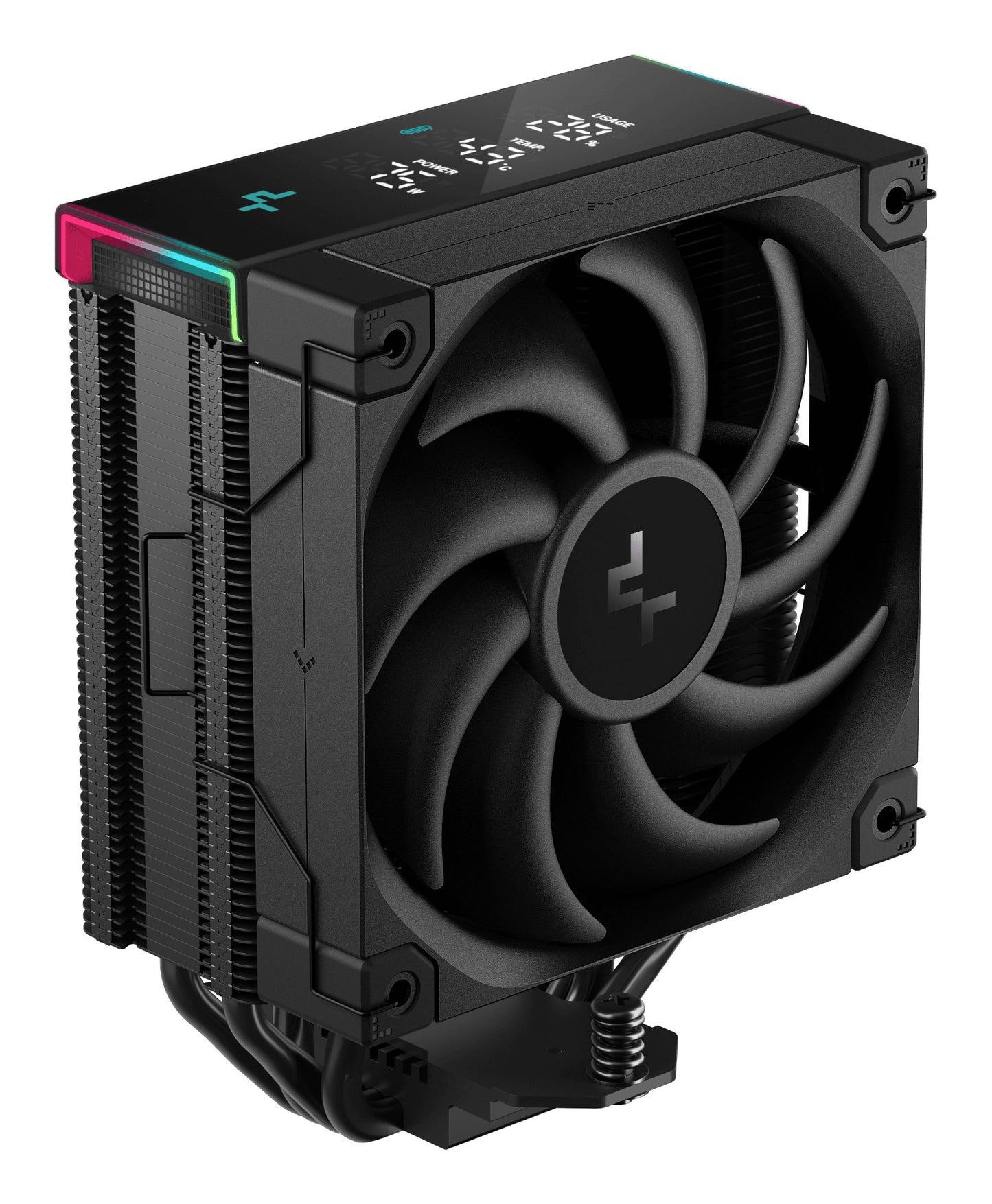 DeepCool AK400 Digital PRO Processor Air cooler 12 cm Black 1 pc(s) Cooling