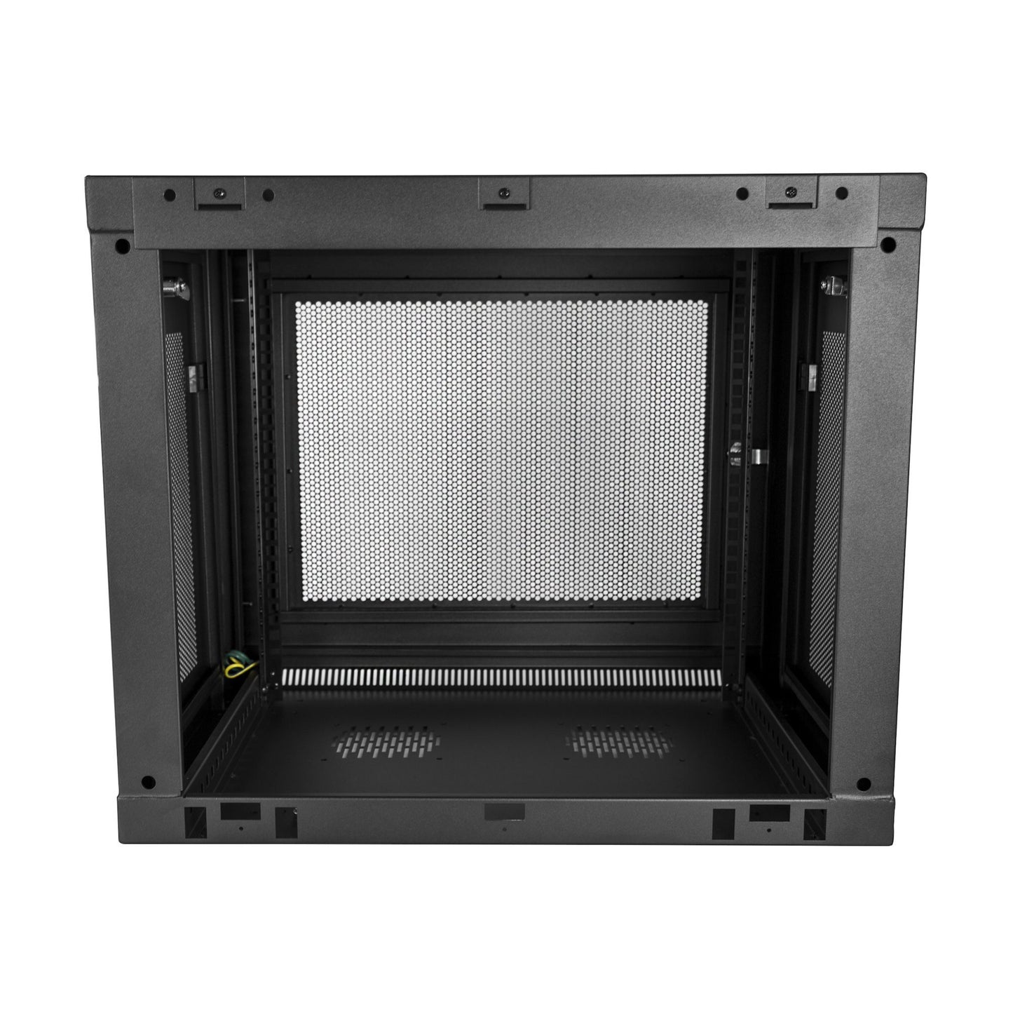StarTech.com 2-Post 9U Wall Mount Network Cabinet with 1U Shelf, 19" Wall-Mounted Rack