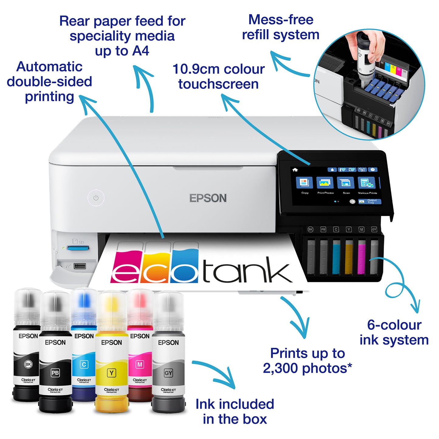 Epson EcoTank ET-8500 Printer