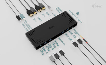 i-tec Universal Display + USB-C Docking Station 85W