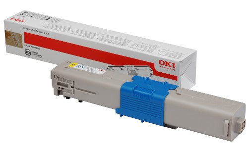 OKI 46490401 Yellow Toner Cartridge (1.5K pages, OKI C 532)