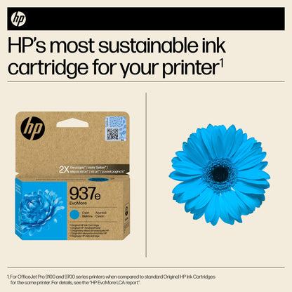 HP 4S6W6NE/937E Cyan Ink Cartridge (1.65K pages)