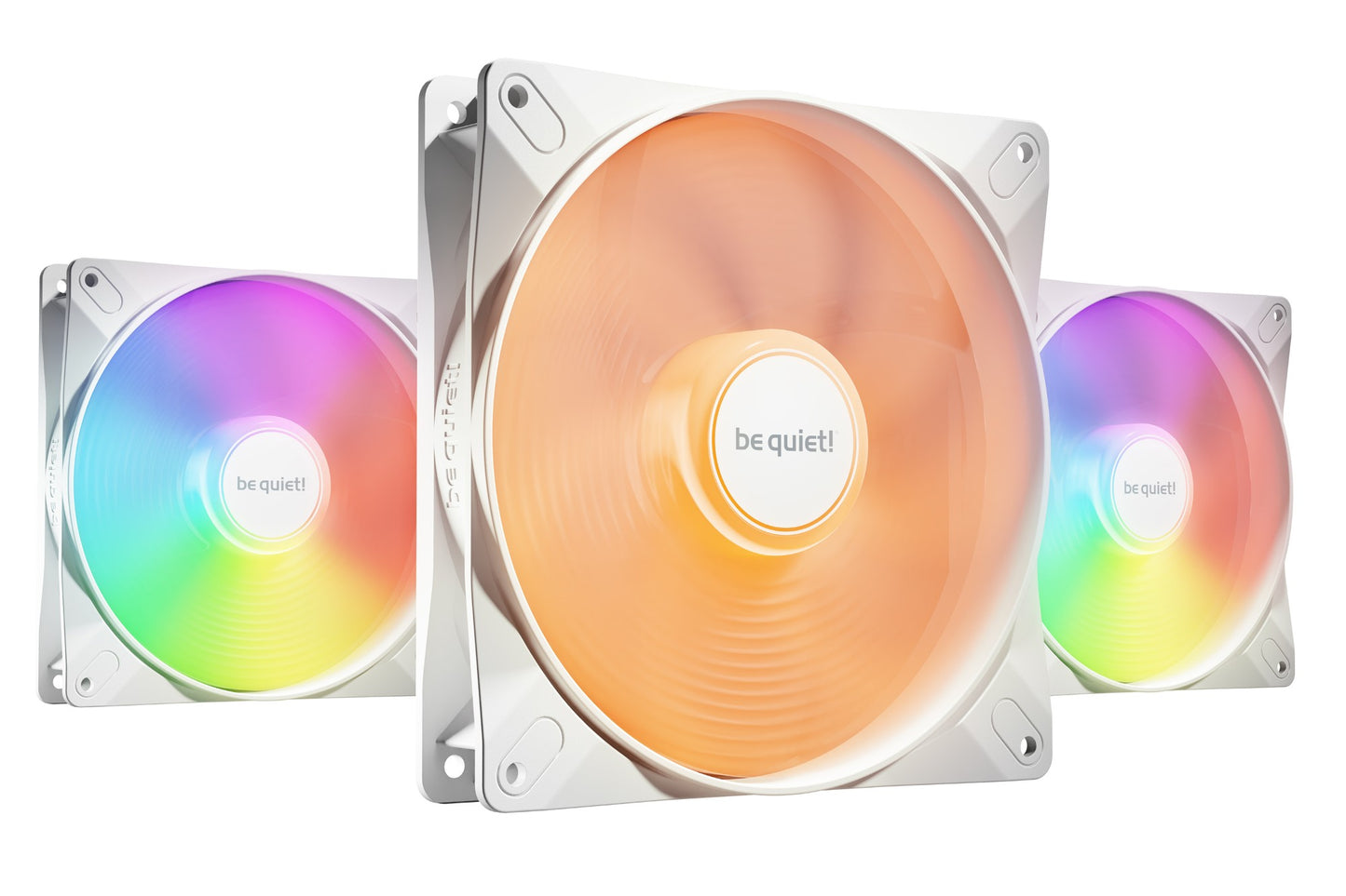 be quiet! LIGHT WINGS LX 140mm PWM High Speed 3-Pack White Computer case Fan 14 cm 3 Cooling