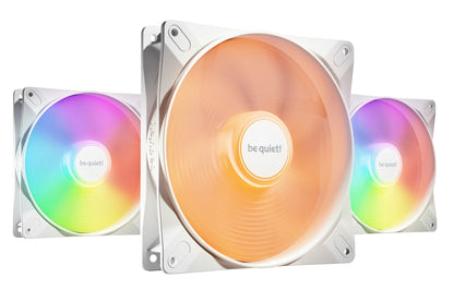 be quiet! LIGHT WINGS LX 140mm PWM High Speed 3-Pack White Computer case Fan 14 cm 3 Cooling