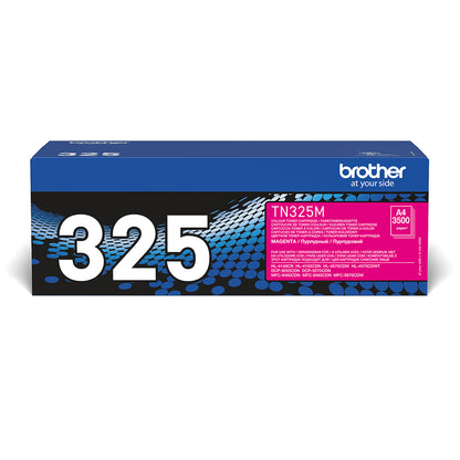 Brother TN-325M Magenta Toner Cartridge (3.5K pages)