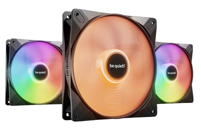 be quiet! LIGHT WINGS LX 140mm PWM High Speed 3-Pack Black Computer case Fan 14 cm 3 Cooling