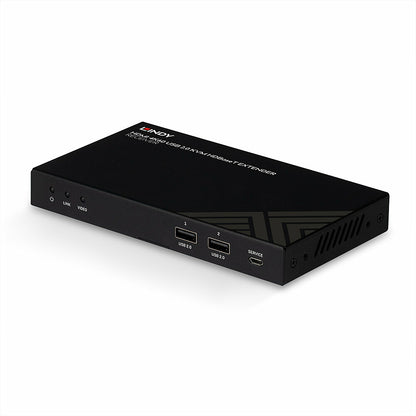 Lindy 150m Cat.6 HDMI 4K60, IR, RS-232 & Audio HDBaseT KVM Extender, Receiver KVM Switch