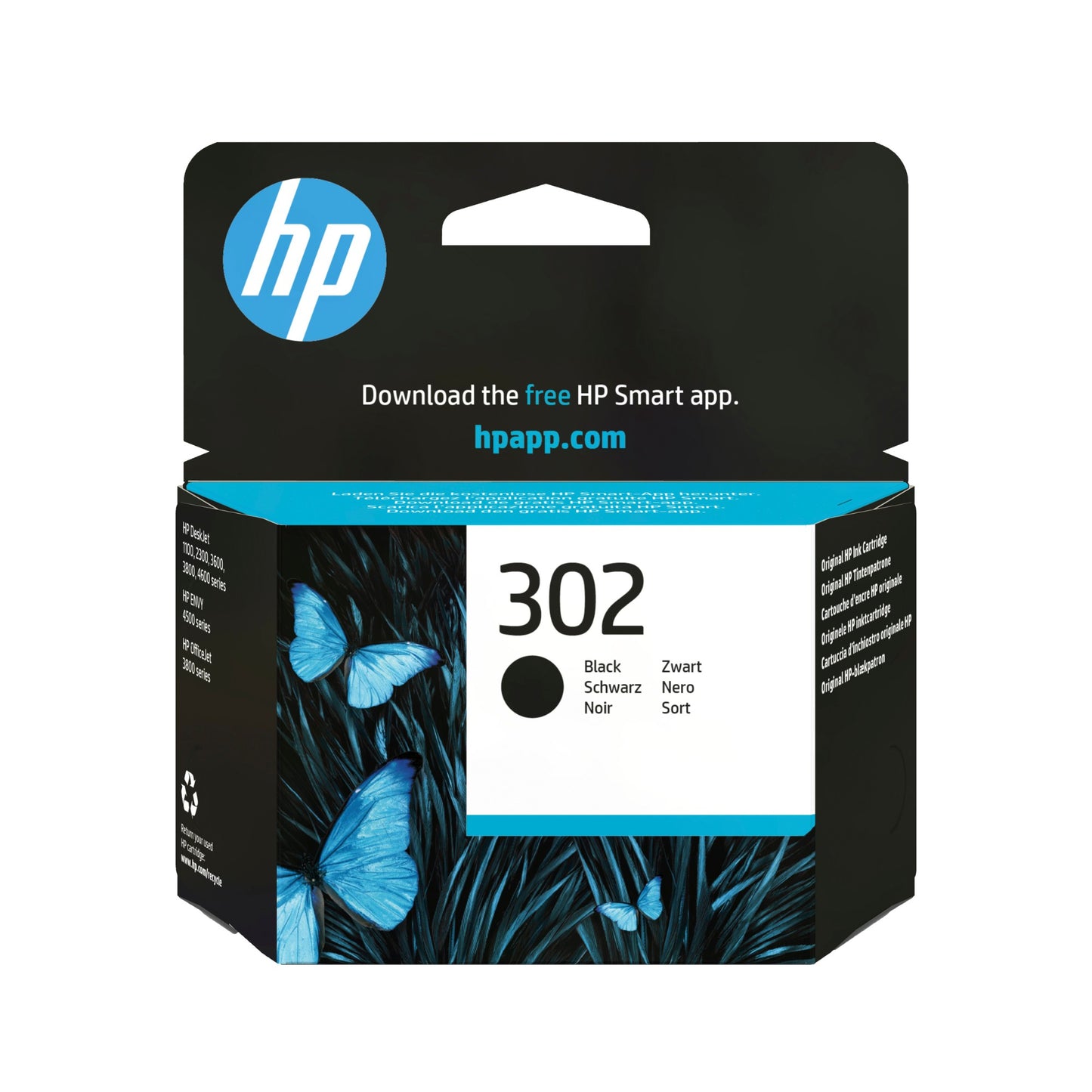 HP F6U66AE/302 Black Ink Cartridge (170 pages)