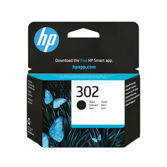 HP F6U66AE/302 Black Ink Cartridge (170 pages)
