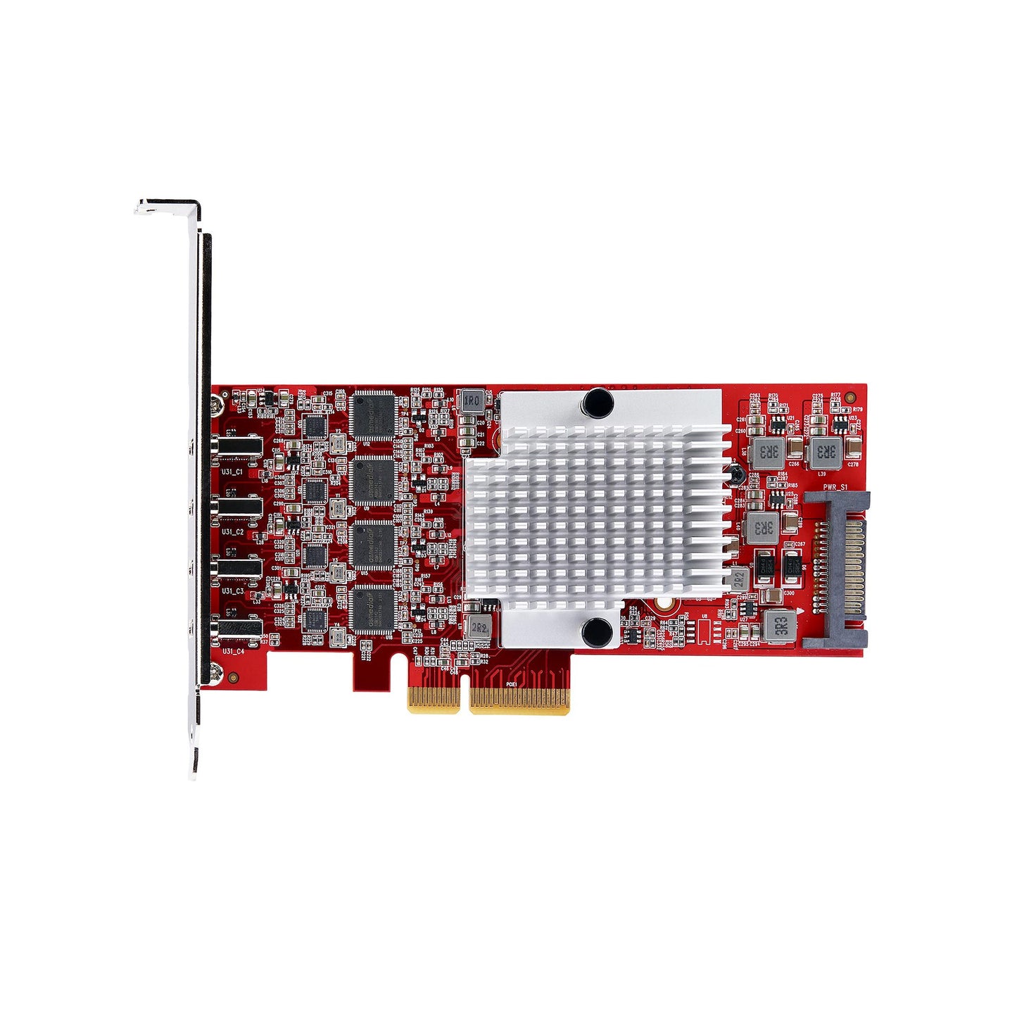 StarTech.com 4-Port USB Type-C PCIe Card, USB 3.2 10Gbps, USB-C PCI Express Hub