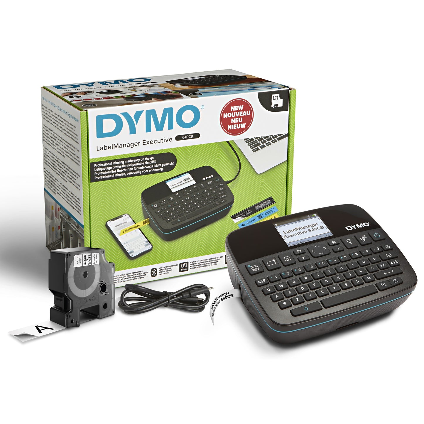 DYMO LabelManager Executive 640 CB Portable Label Printer | Compact Label Maker