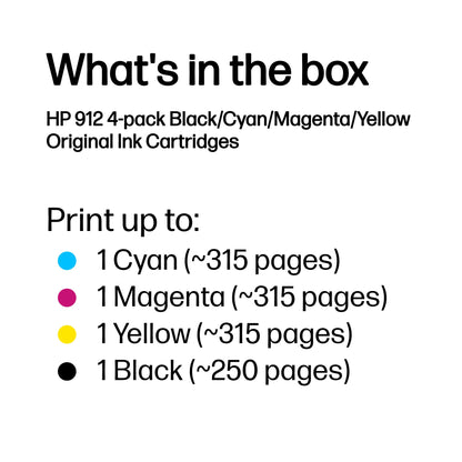 HP 6ZC74AE/912 Ink Cartridge (300 pages)