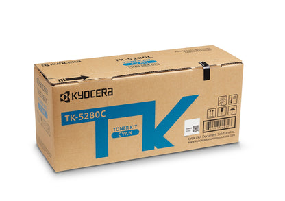 KYOCERA 1T02TWCNL0/TK-5280C Cyan Toner Cartridge (11K pages, Kyocera P 6235)