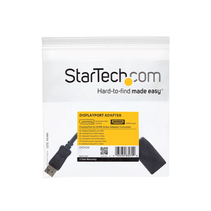 StarTech.com DisplayPort to HDMI Adapter - DP to HDMI Adapter/Video Converter Cable