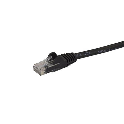 StarTech.com 15m CAT6 Ethernet Cable - Black CAT 6 Gigabit Ethernet Wire -250MHz