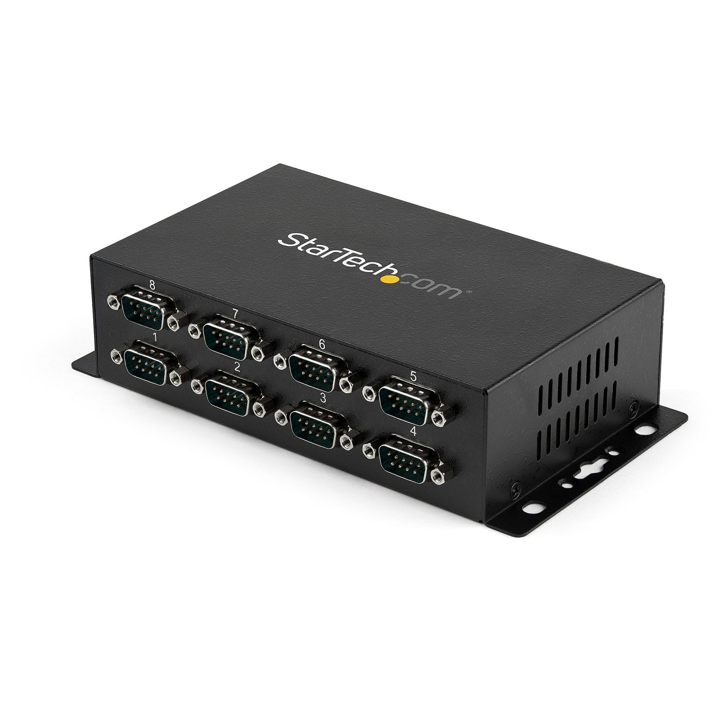 StarTech.com 8 Port USB to DB9 RS232 Serial Adapter Hub – Industrial DIN Rail and