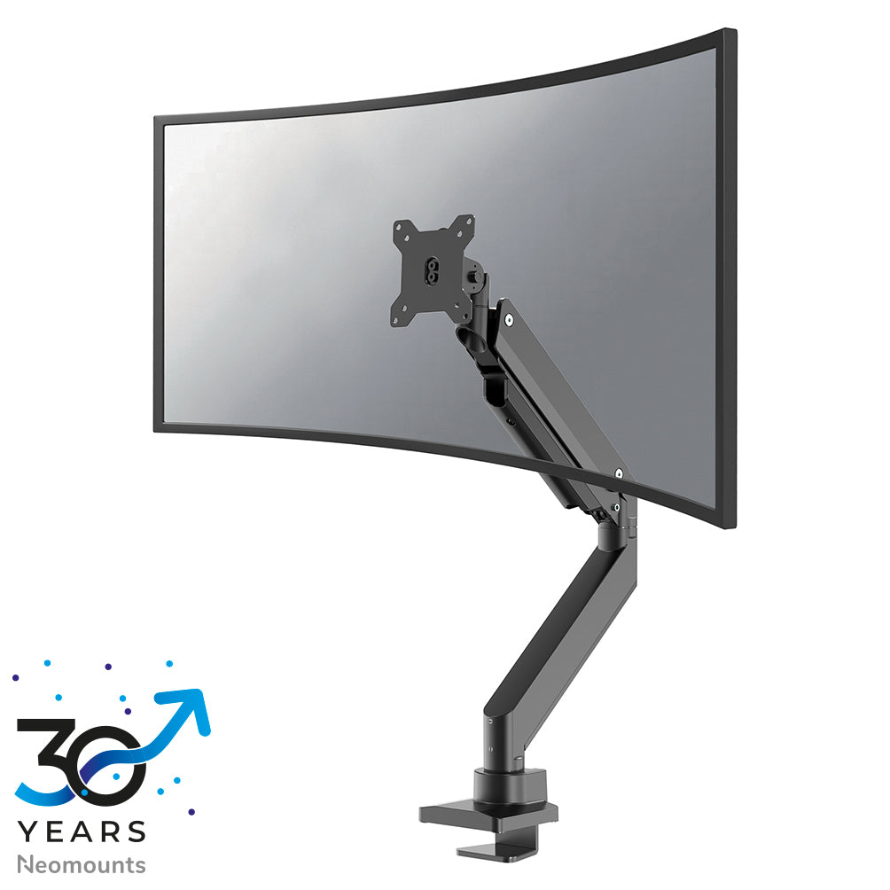 Neomounts NM-D775BLACKPLUS Monitor arm 10-49" - gas spring - Topfix - 180°-stop