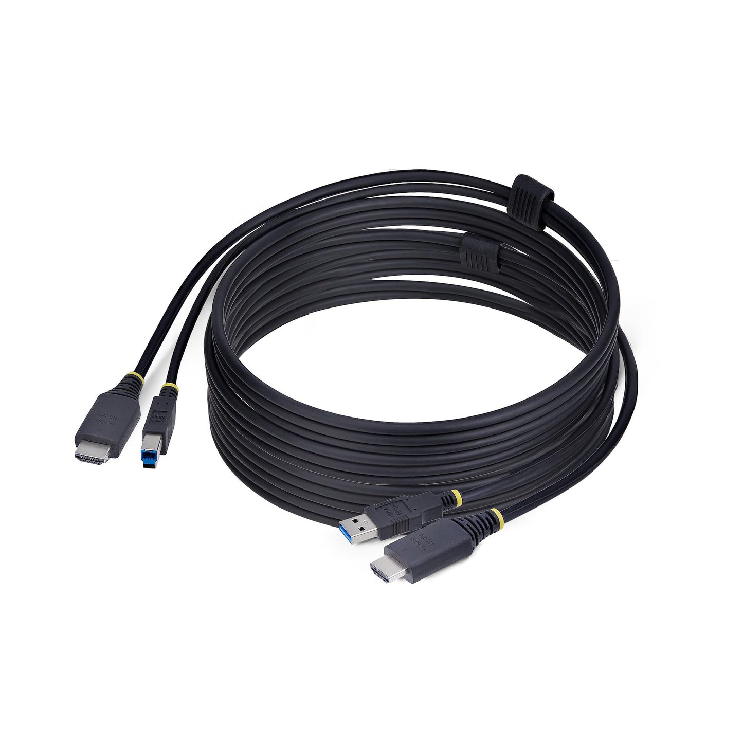StarTech.com 10ft (3m) HDMI and USB 5Gbps KVM Cable, 4K 60Hz, HDMI 2.0 and USB Combo