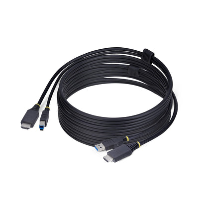 StarTech.com 10ft (3m) HDMI and USB 5Gbps KVM Cable, 4K 60Hz, HDMI 2.0 and USB Combo
