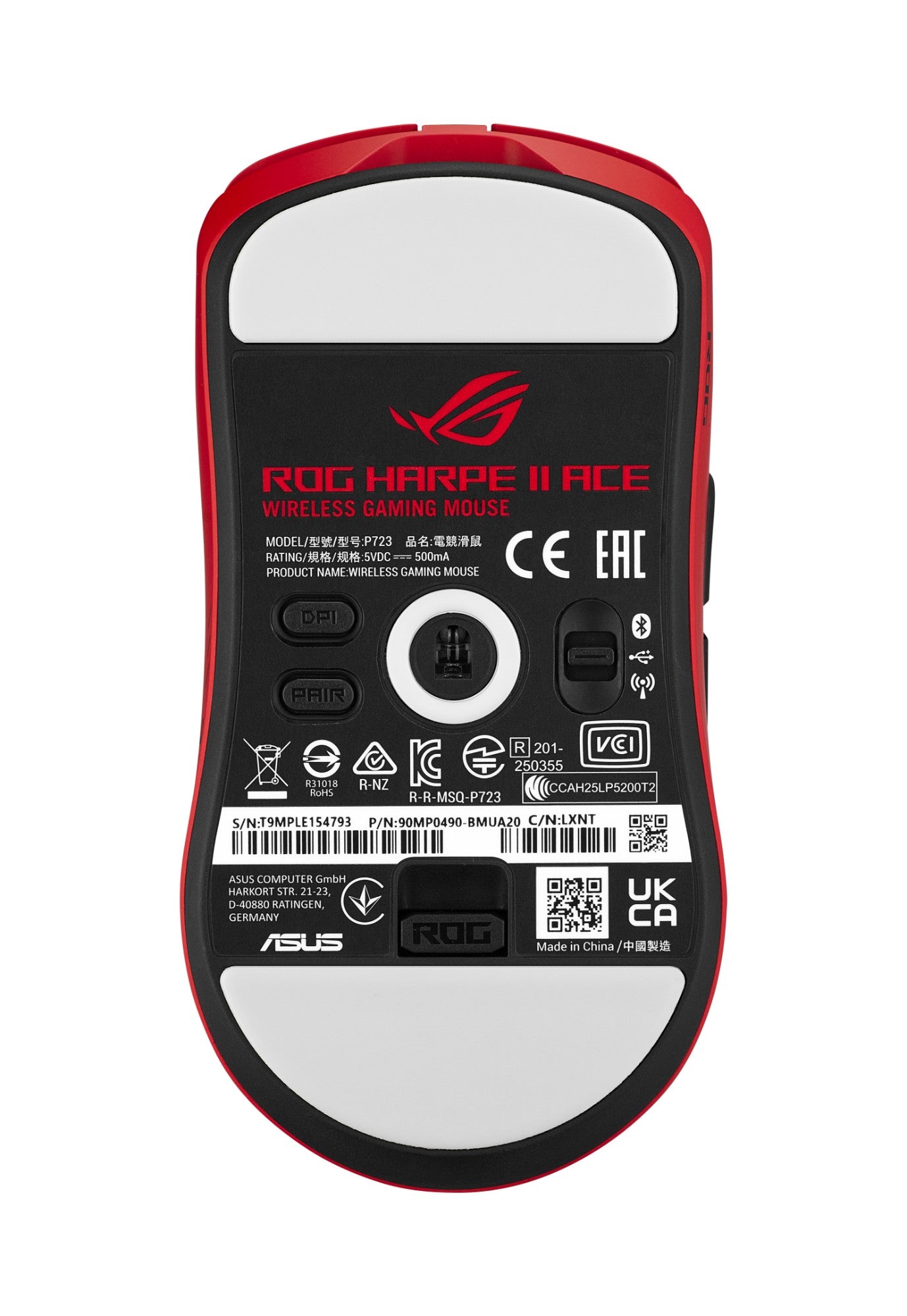 ASUS ROG Harpe II Wireless Mouse (Red)