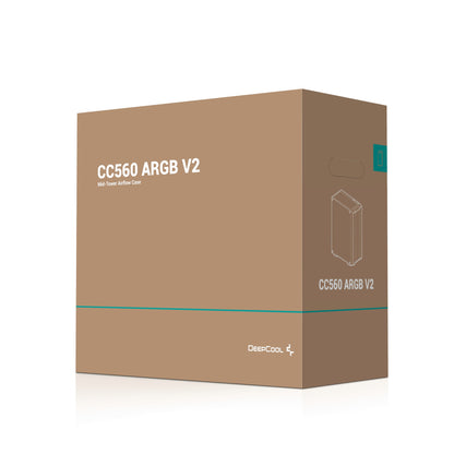 DeepCool CC560 ARGB V2 Midi Tower Black PC Case