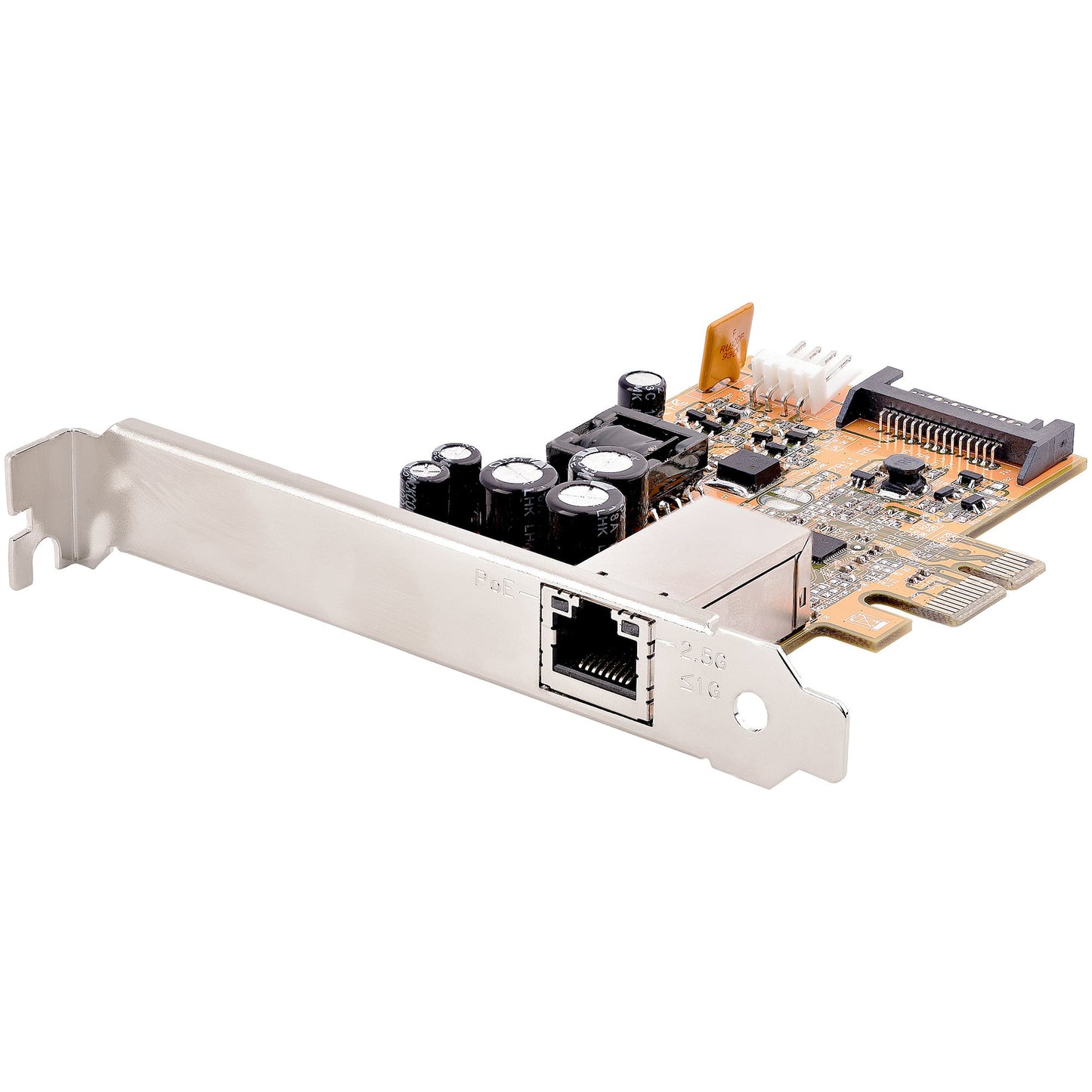 StarTech.com 1 Port 2.5Gbps PoE Network Card, PCIe Ethernet Card w/RJ45, 30W 802.3at Network Adapter