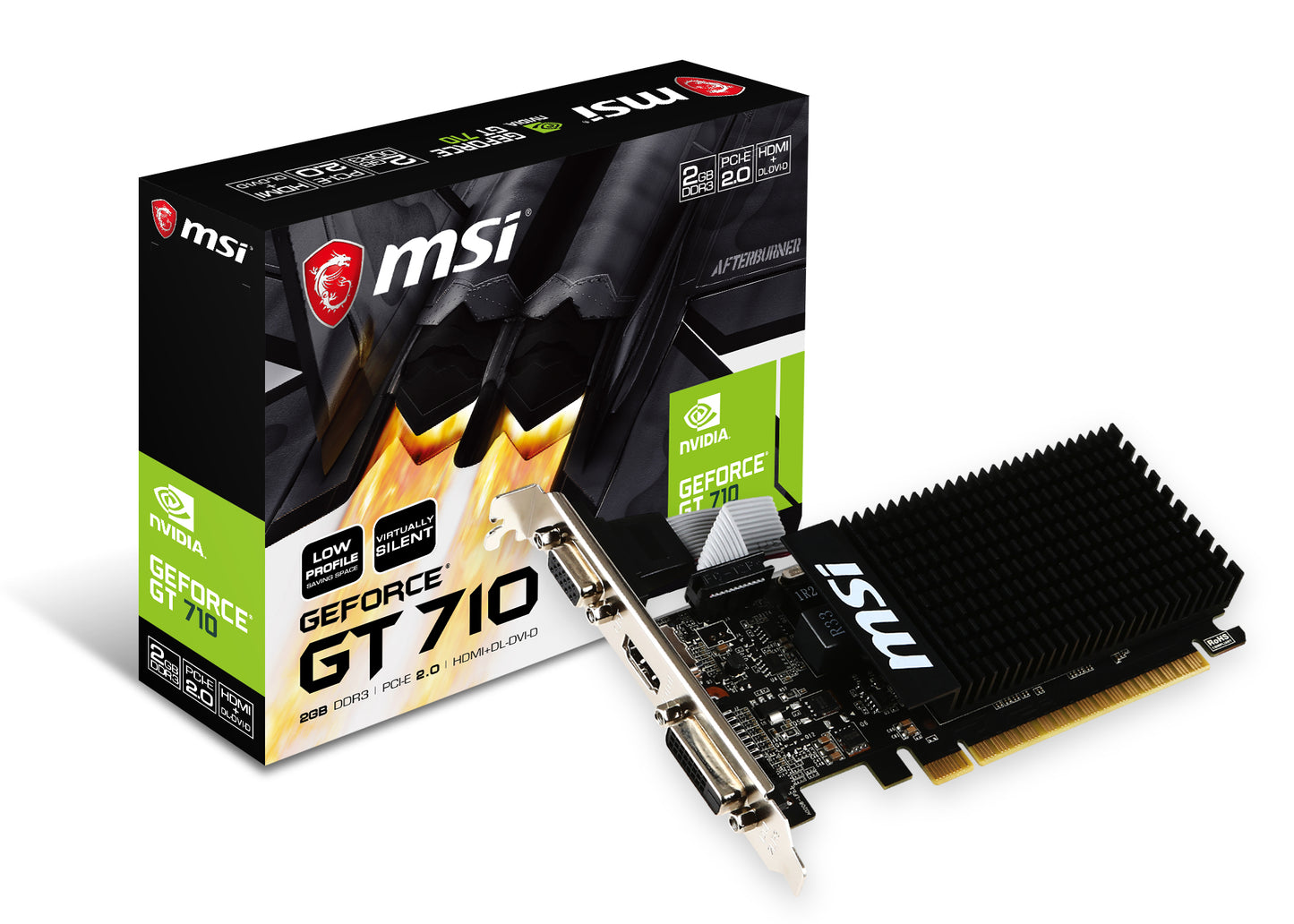 MSI GT 710 2GB 2GD3H LP W/LP Hub