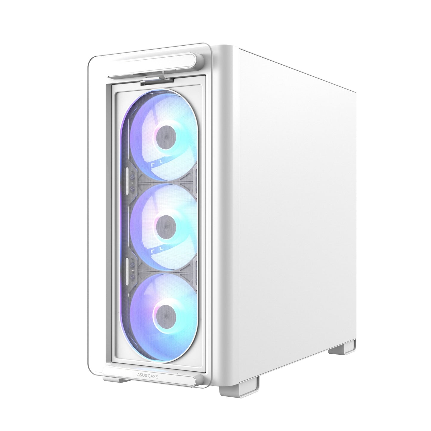 ASUS A23 PLUS TG ARGB WHITE Micro Tower PC Case