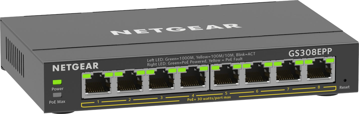 Netgear GS308EPP Networking