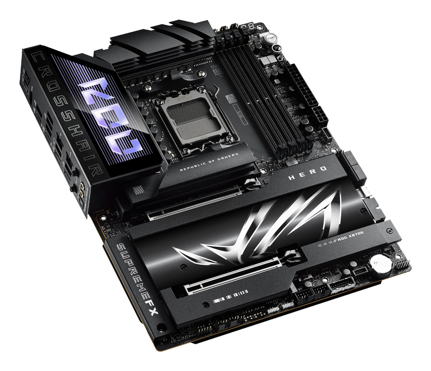 ASUS ROG CROSSHAIR X870E HERO AMD X870E Socket AM5 ATX Motherboard