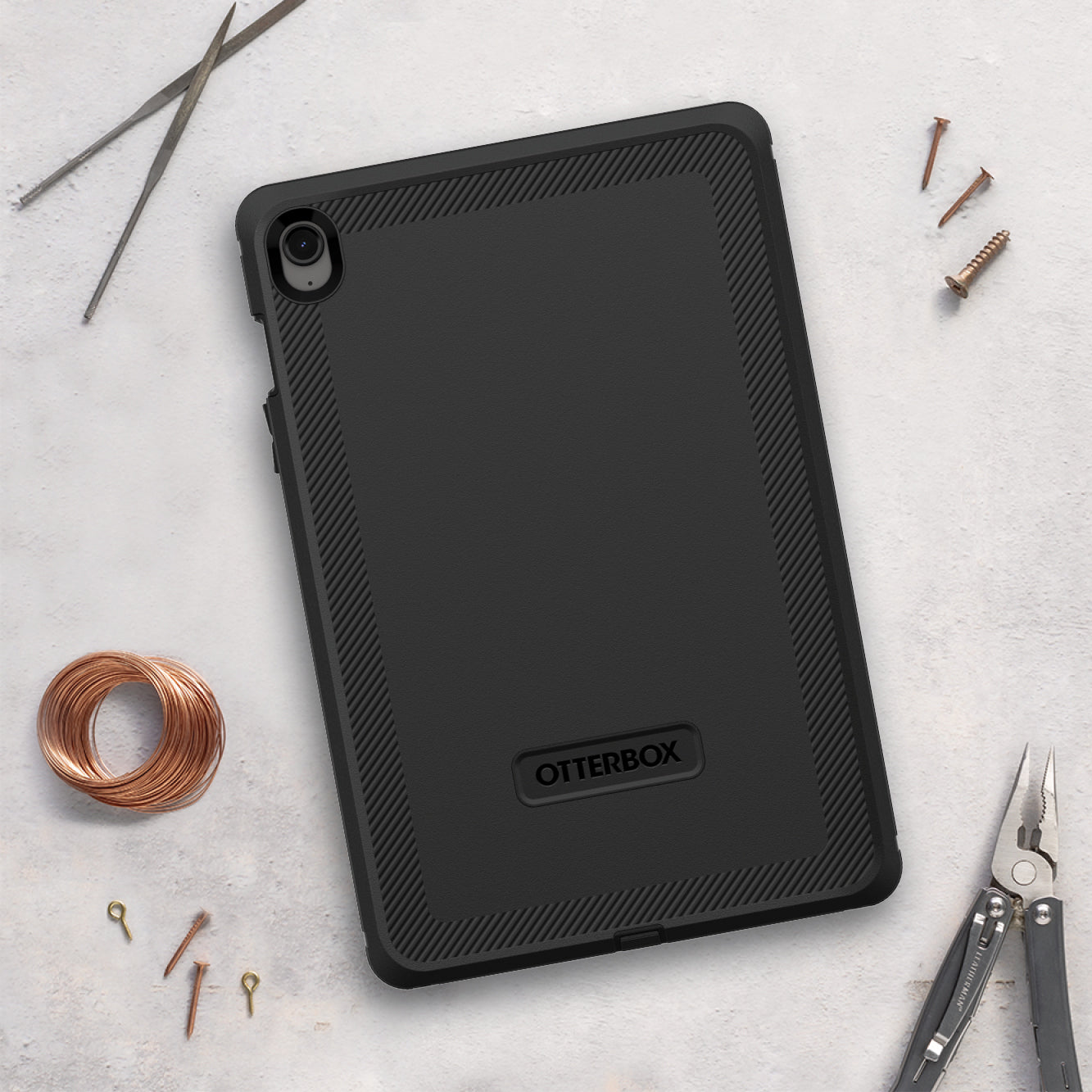 OtterBox Defender Series for Galaxy Tab S9 FE, Black Laptop Bag